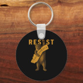Porte-clés Resist California Bear  (Recto)