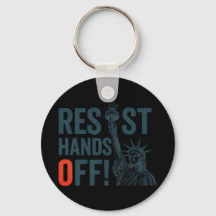 Porte-clés Résiste Statue De La Liberté Mains Hors Prot
