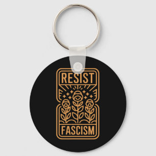 Porte-clés Résister à la protestation contre le fascisme Trum