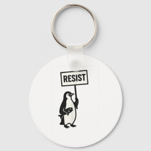 Porte-clés Résister à l'activisme des pingouins