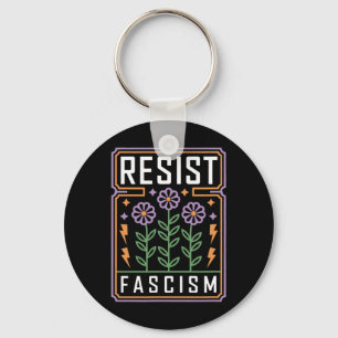 Porte-clés Résister au fascisme Protester contre Trump Anti T