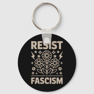 Porte-clés Résister au fascisme Protester contre Trump Anti T