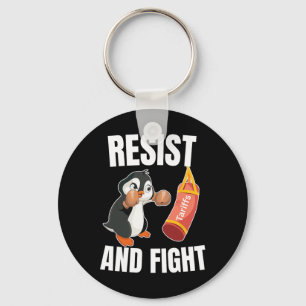 Porte-clés Résister Et Combattre Penguin Boxing Tarif Penguin