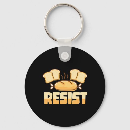 Porte-clés Résister Sans gluten (Recto)