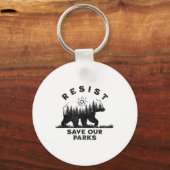 Porte-clés Résistez à sauver nos parcs Alus Parcs nationaux A (Recto)