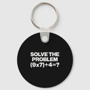 Porte-clés Résoudre le problème Math 67 Mème 6 7 Costume Enfa
