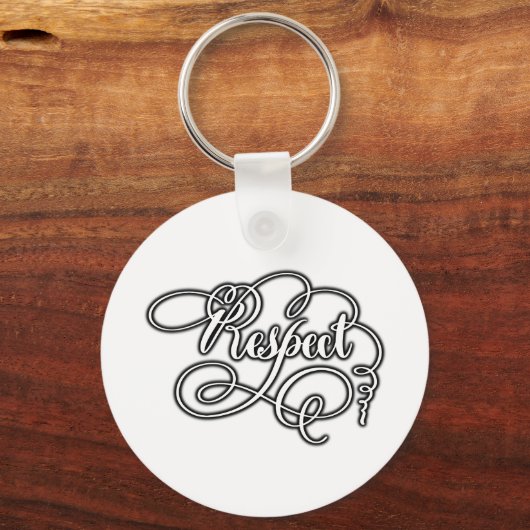 Porte-clés respect  (Recto)