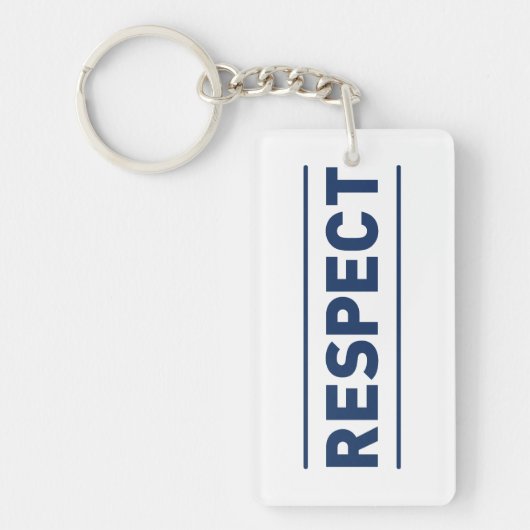 Porte-clés Respect (Devant)