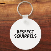 Porte-clés Respect des écureuils (Recto)