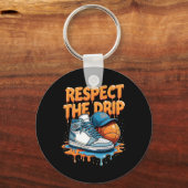 Porte-clés Respect The Drip Sneaker Swag Sketll Street Style (Recto)