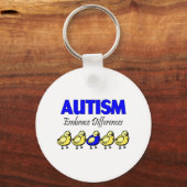 Porte-clés Respecter les différences (Recto)