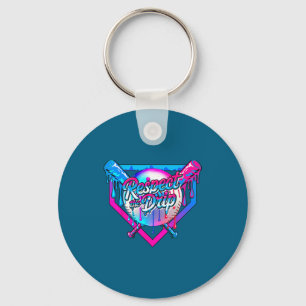Porte-clés Respectez le goutte Baseball Glace pour les garçon