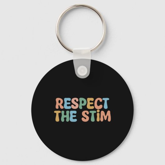 Porte-clés Respectez le professeur d'éducation spéciale Stim (Recto)