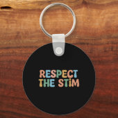Porte-clés Respectez le professeur d'éducation spéciale Stim (Recto)