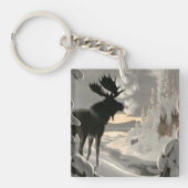 Porte-clés "Respiration de l'orignal" (Devant)