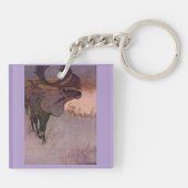 Porte-clés "Respiration de l'orignal" (Dos)