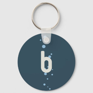 Porte-clés Respirer - Anneau de clés Blue Key