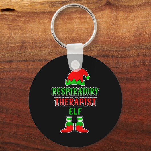 Porte-clés Resratory Therast Elf Resratory Therapy Christmas (Recto)
