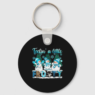 Porte-clés ressentir un peu Frosty Mignon Bonhomme de neige H