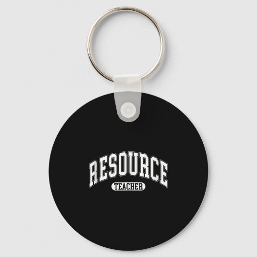 Porte-clés Ressource Enseignant Conception Appréciation Pour (Recto)