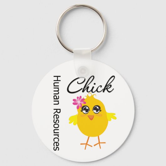 Porte-clés Ressources humaines Chick (Recto)