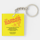 Porte-clés Restaurant Border, Glen Ellyn, IL (Dos)