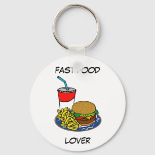 Porte-clés Restauration rapide - Burger & Fries