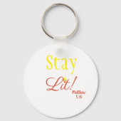 Porte-clés Reste Lit ! (Recto)