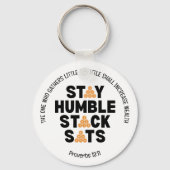 Porte-clés RESTER HUMBLE STACK SATS Crypto (Verso)