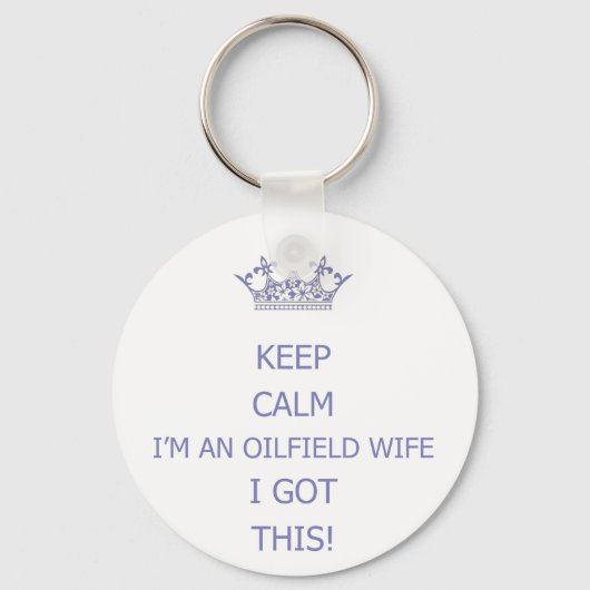 Porte-clés Restez calme (Recto)