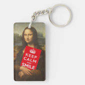 Porte-clés Restez Calme Et Souriez (Dos)