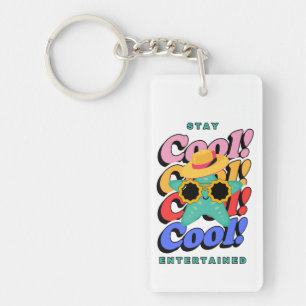 Porte-clés "Restez Cool et détendus grâce à notre design uniq