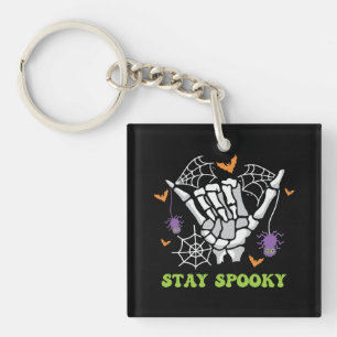 Porte-clés Restez Éffrayant Halloween Squelette main