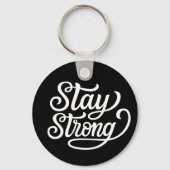 Porte-clés Restez forts (Recto)