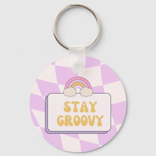Porte-clés Restez Groovy (Recto)