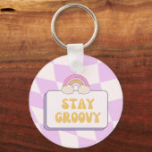 Porte-clés Restez Groovy (Recto)