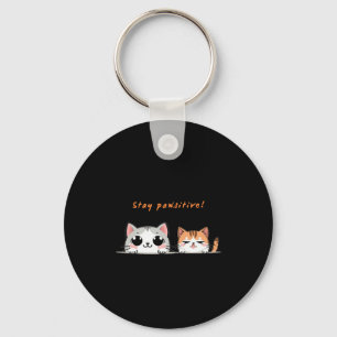 Porte-clés Restez pawsitif