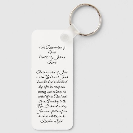 Porte-clés Résurrection du Christ (Verso)