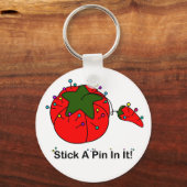 Porte-clés Retenez-Y Une Épingle ! (Coudre la tomate) (Recto)