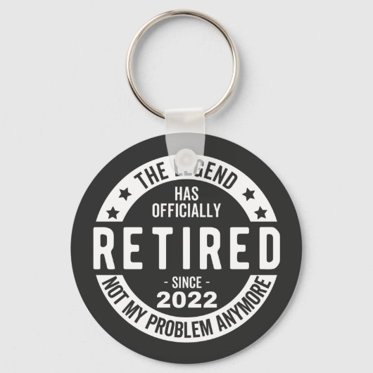 Porte-clés Retired (Recto)