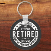 Porte-clés Retired (Recto)