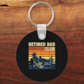 Porte-clés Retired And Proud Retirement Dad Club New Member (Recto)