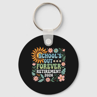 Porte-clés Retired Teacher 2026 Retired Life Teacher
