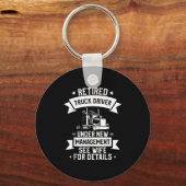Porte-clés Retired Truck Driver Funny Retirement Quote For A  (Recto)
