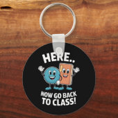 Porte-clés Retour À La Classe Infirmière Médicale Pro (Recto)