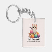 Porte-clés Retour À L'École ? Donne-moi juste Yarn (Devant gauche)