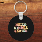 Porte-clés Retour À L'École Hello Kindergarten Pour Enfants B (Recto)