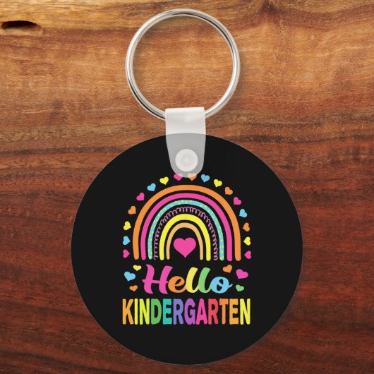 Porte-clés Retour à l'école Hello Kindergarten Squad Enseigna (Verso)