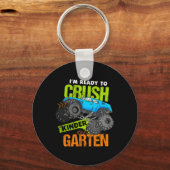 Porte-clés Retour à l'école Je suis prêt à écraser la materne (Verso)