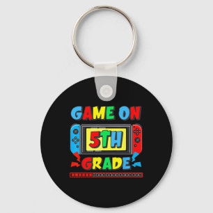 Porte-clés Retour à l'école jeu activé 5e année drôle gamer e